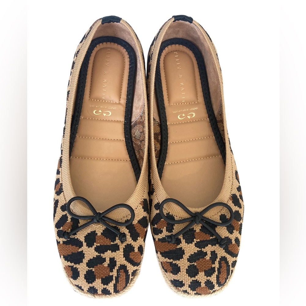 Kelly & Katie Cheetah‎ Print Espadrille Flats